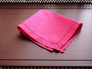 Handkerchief. Hemstitch with Colors. All Cotton Hemstitch Handkerchief. 13″x13″