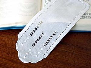 Wide Hemstitch Bookmarks.