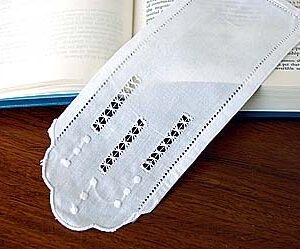 Wide Hemstitch Bookmarks.