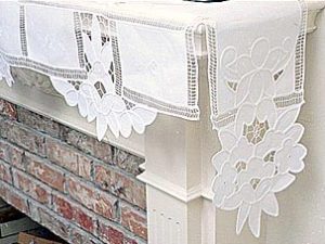 Battenburg Mantel Scarfs- Imperial Battenburg Lace 120″x23″