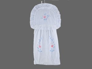 BLS Brand Irish Rose Embroidery Diaper Stacker