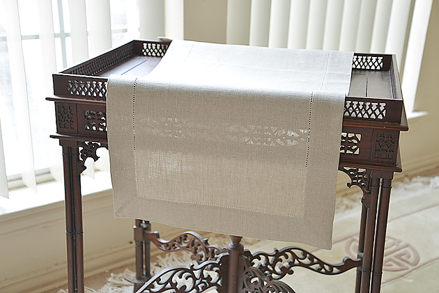 Linen Table Rubber, Linen Flax Color