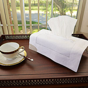 Traditional Hemstitch Tissue Box