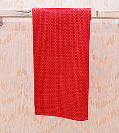 Red Color Waffle Weaves Kitche Towels