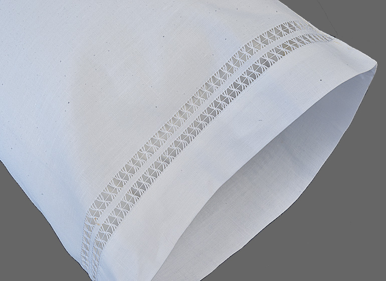 Baby Pillow cases, double twisted hemstitch