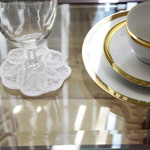 Imperial Battenburg Wine Glass Coasters