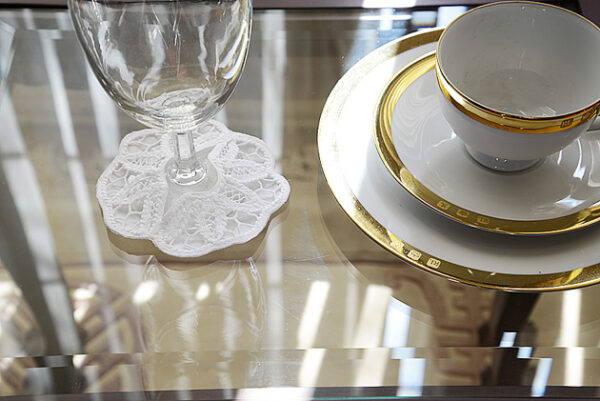 Imperial Battenburg Wine Glass Coasters