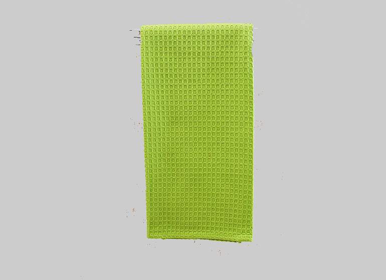 Waffle Weaves Kitchen Towel Hot Green Color