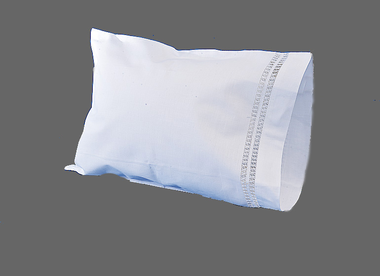 Baby Size Pillowcase. Double Hemstitch.( 2 pieces pillowcases)